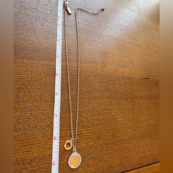 Kate Spade New York "Spot The Spade" Pave Pendant Necklace in Rose Gold NWT - Picture 6 of 13